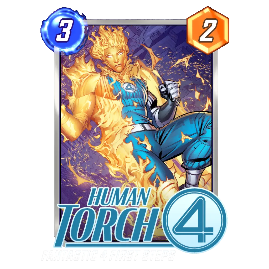 Human Torch First Steps
